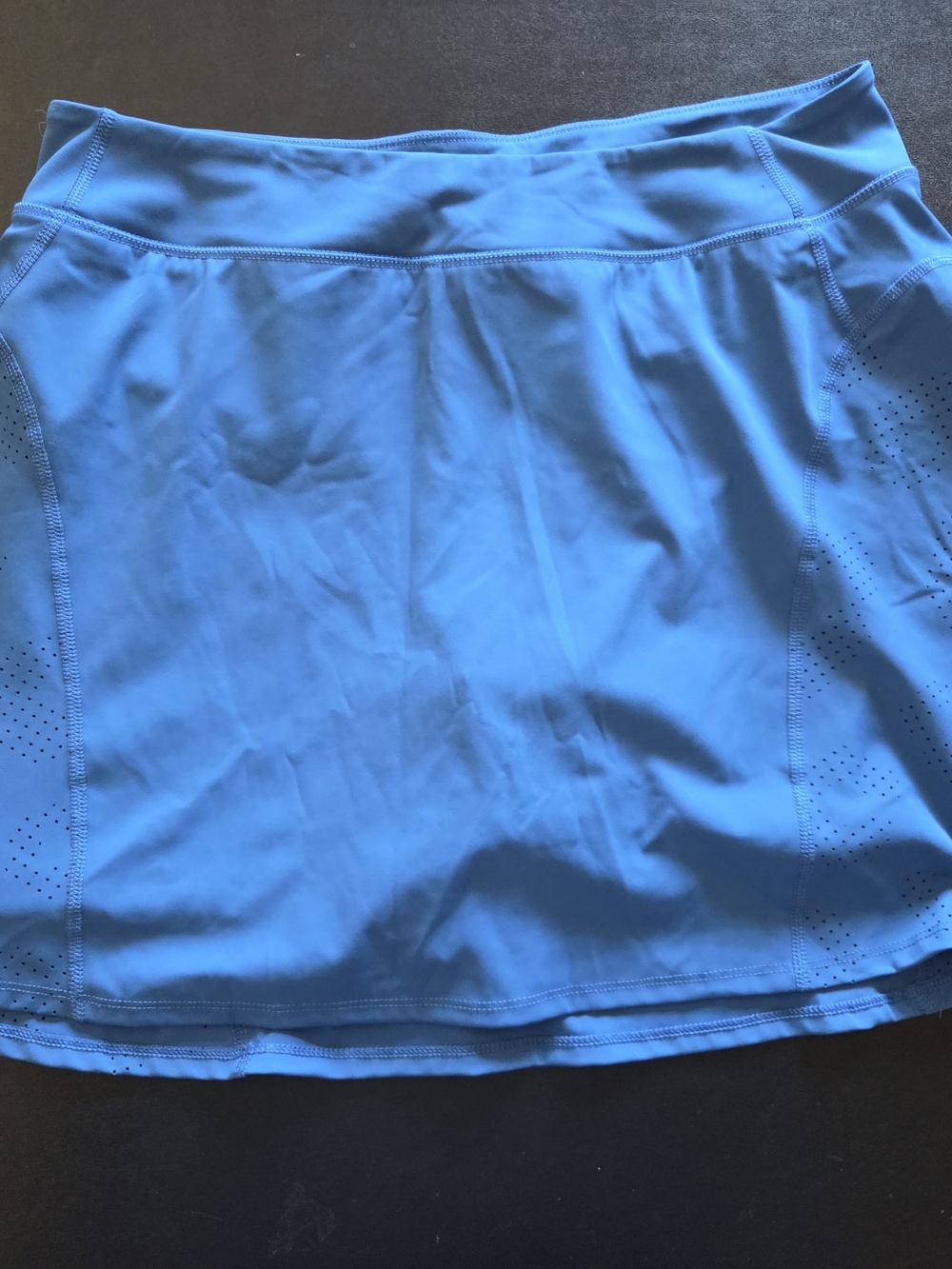 Sincerely Jules Blue Athletic Skort with Perforated Side Panels